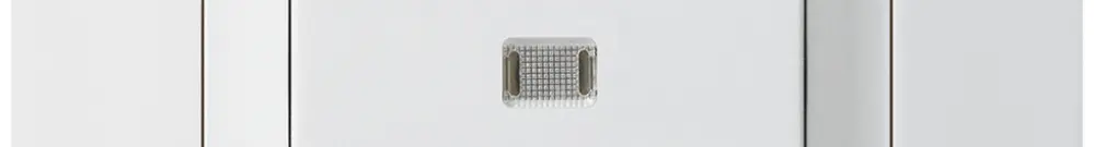 Interruttore pulsante luminoso INC kallysto.trend 6/1P bianco 
