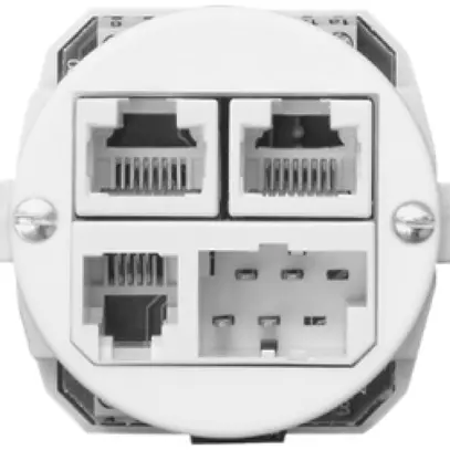 Boîte ENC T+T/2×RJ45/RJ11/u ADSL ITplus blanc 