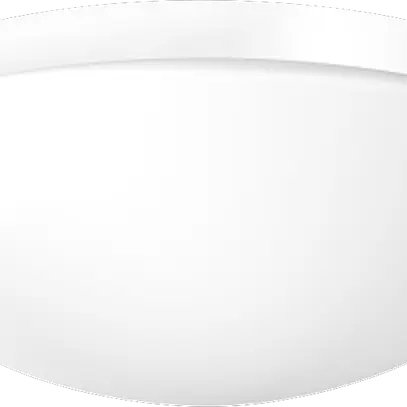 Lampada apparente RZB FLAT POLYMERO HF E27 1×45W IP43Ø305×115mm bianco 
