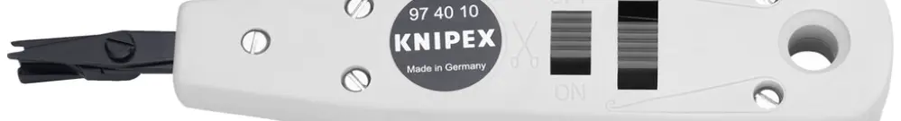 Outil de connexion KNIPEX, Ø 0.4…0.8 mm, résistant aux chocs 