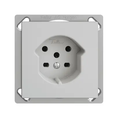 Presa INS EDIZIOdue T15 grigio chiaro 