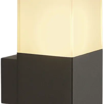 Applique SLV GRAFIT, E27 11W IP44 anthracite/blanc 