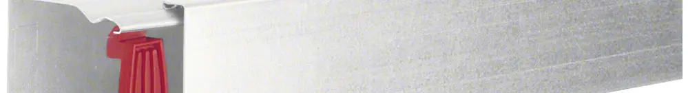 Canale d'installazione tehalit LFS 60×60×2000mm (l×h×L) acciaio bianco traffico 
