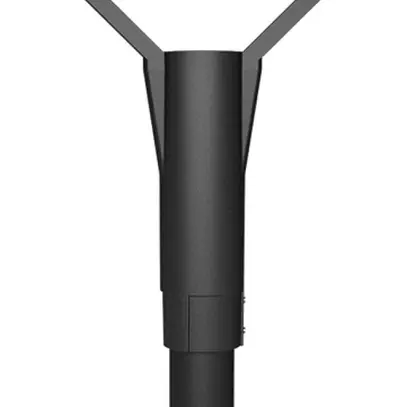 Lampione LED DOTLUX PLAZA 100W 11500lm 3000K nero testa palo 