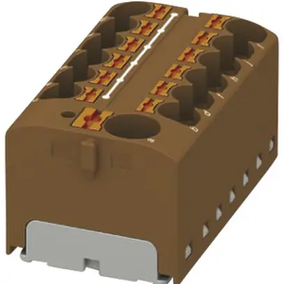 Verteilerblock PX PTFIX 10/12X4-G BN 