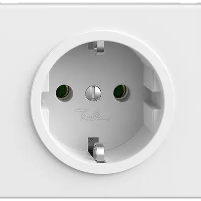 Presa FLF Feller FLF Schuko 16A 230V 75×62.5mm bianco 