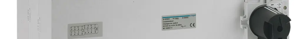 Commutateur de charge INC Hager 4L 800A pour plaque de montage 