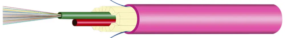Cavo FO Universal H-LINE Cca 24×G50/125 OM4 Ø11.2mm 5000N viola 