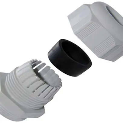 Pressacavo PLICA-TEC, M25 per cavo Ø9…18mm 10mm PA IP68 grigio chiaro 