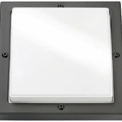 Applique SG Bassi E27 1×46W IP65 240×240mm anthracite 