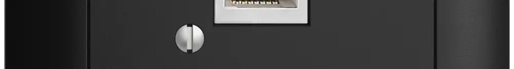 Scatola INC 1×RJ45/s 8P EDIZIOdue nero R&M swissline 