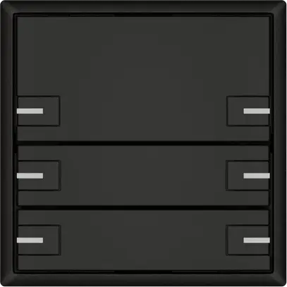 Universaltaster EDIZIO.liv UNI SNAPFIX® 12…48V m.LED blau 6× 1-Tbed.sz 