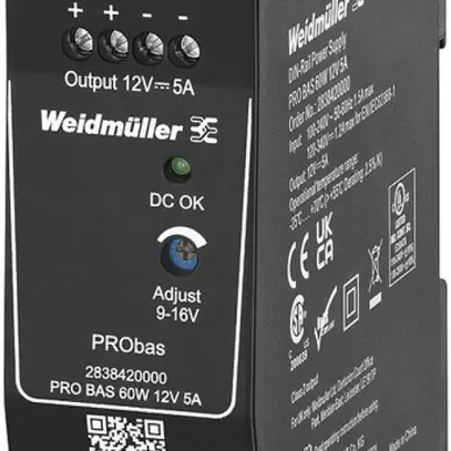 Alimentazione a commutazione Weidmüller Connect Power PRO BAS 60W 12V 5A 