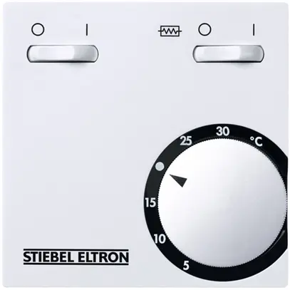 Termostato ambiente Stiebel Eltron RTNZ-S2, 5…30°C, 230V, 10A, 0-I/0-I, bianco 