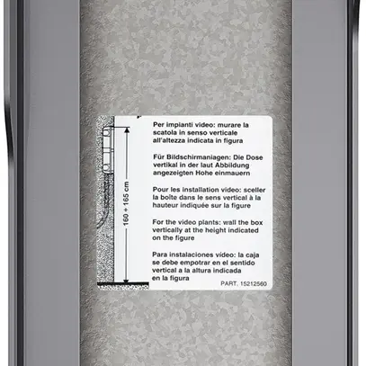 Boîtier AP Sfera 3 modules gris graphite 