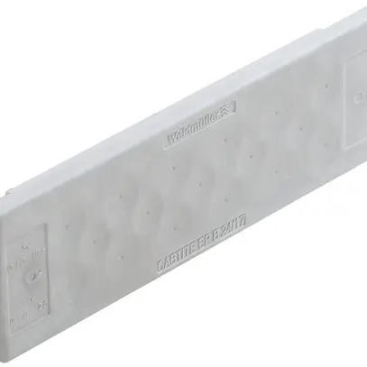 Plaque passe-câbles WM CABTITE EP B 24/17 142×44×12mm TPE gris 