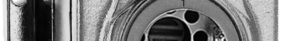 AP-Drehschalter nass 1/1L Al kugelpoliert für Sicherheitsschloss, ohne Zylinder 