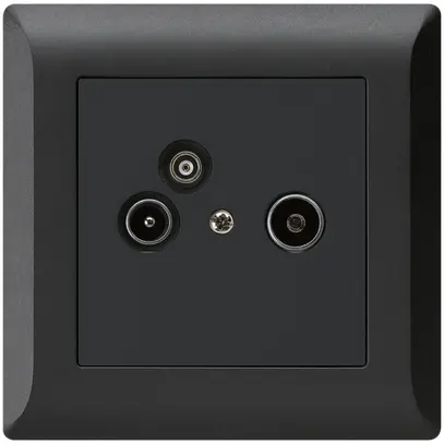 Presa antenna INC R/TV/dati kallysto.line 2GHz 11db nero 