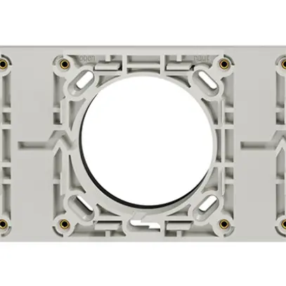 En-tête NUP Feller NEVO, 1×3, pour appareils N.CO, gris clair 