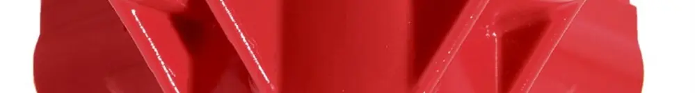 Lampendübel MT Crallo-Star Ø45×85mm mit Montagering 4×M20/M25 rot 