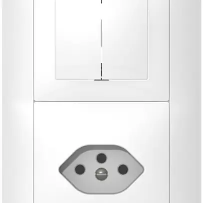 Combinazione INC SIDUS 2×1 3+3+T13 bianco lucido 