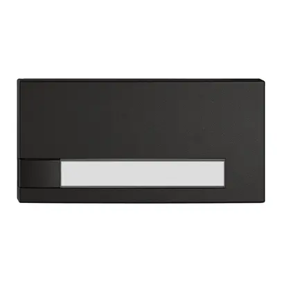 Pulsante 1/2 EDIZIO.liv KNX e UNI c.SNAPFIX® s.LED c.targhetta com.1T ne 