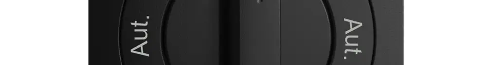 Frontset Aut.-Hand-Aut.-Hand EDIZIOdue 60×60mm schwarz 