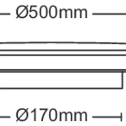 Plafoniera LED Philips Ozziet 36W 3900lm 2700K REG bianco 