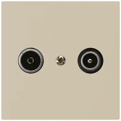 UP-Antennendose kallysto R/TV 14dB Durchgangsdose beige 