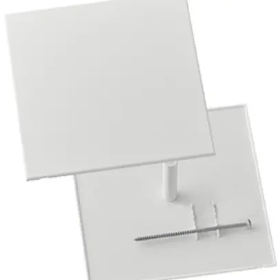 Steckdeckel HSB Weibel Slim mini 96×96mm Kunststoff weiss 