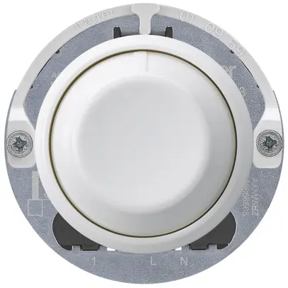 Varialuce rotativo stazione secondaria Hager basico bianco 