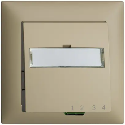 Boîte de raccordement ENC FTTH EDIZIOdue FH 1×LC APC Duplex FMI sand 