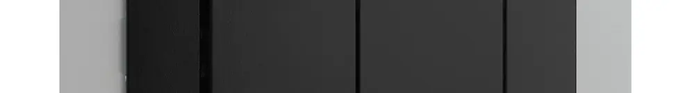 Interruttore INC EDIZIOdue 1/3+3/1P nero 
