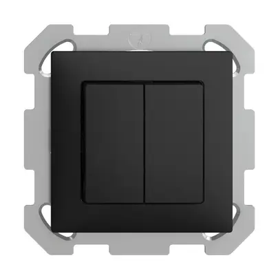 Interruttore INC EDIZIOdue 1/3+3/1P nero 