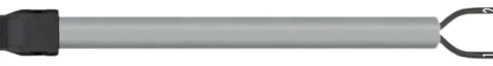 Cavo di connessione WAGO 2×1.5mm² 16A 250V 1m cod.B presa-estre.libera grigio 