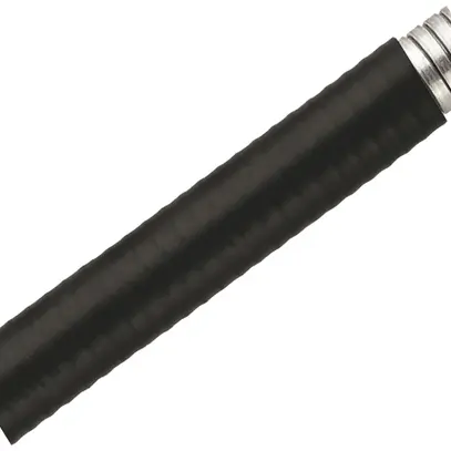 Tuyau métallique Plica LTP M12 50m flexible acier zingué/PVC noir 