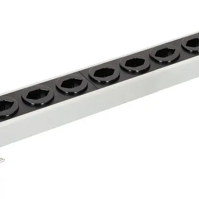 Presa multipla MH POWER LINE 10A 10×T13 1.5m grigio-nero 