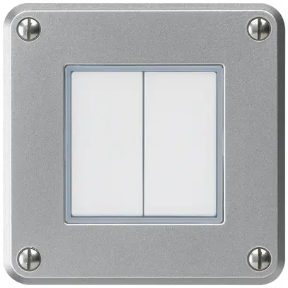Interrupteur ENC robusto IP55 schéma 3/contact à poussoir aluminium 