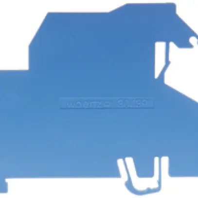 Placca d'estremita Woertz blu per 30430 