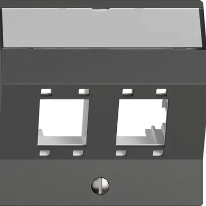 Kit di montaggio EDIZIO.liv SNAPFIX® per freenet cat.5e/6 2× grs 