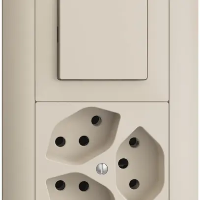 UP-Kombination EDIZIOdue 3/1P+3×T13 crema 
