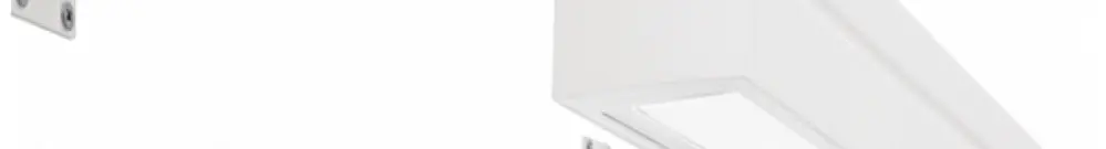 Wandhalterung SG Facet II Stahl 480×55×55mm weiss 2 Stück 