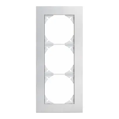 Cadre de rec.EDIZIOdue prestige 3×1 aluminium 