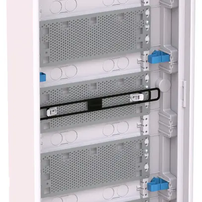 Distributeur media AP ABB AK650MB Basic, 5 rangées, 828×339×99mm, blanc 