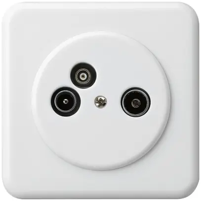 Presa d'antenna INC TV-R-Dati basico B 2GHz 4dB bianco 
