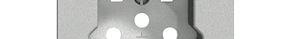 Placca frontale EDIZIOdue T15A silver 