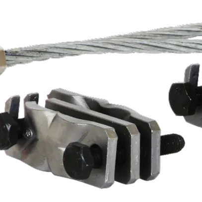 Garniture de raccordement FE 73 avec câble acier, acier inoxydable A4, 600mm 