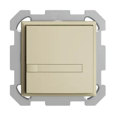 Poussoir KNX RGB ENC EDUE, 250mW, s.LED, a.papier, 1×poussoir, 1×touche, van 