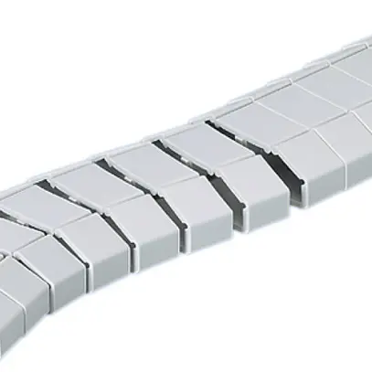 Canale di cavo R&M flessibile 1m, grigio chiaro 