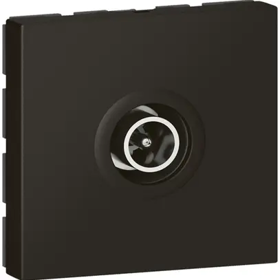 Presa antenna TV MOS 2 moduli nero opaco 